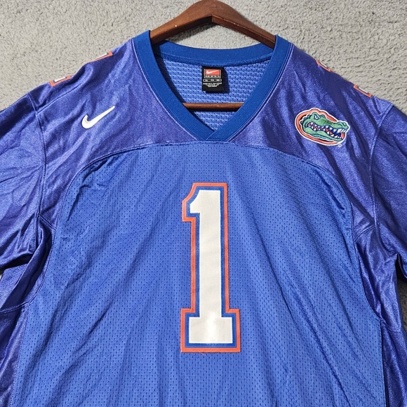 Nike Other - Florida Gators Vintage Nike Team Football Jersey #1 Blue Men's Size XL